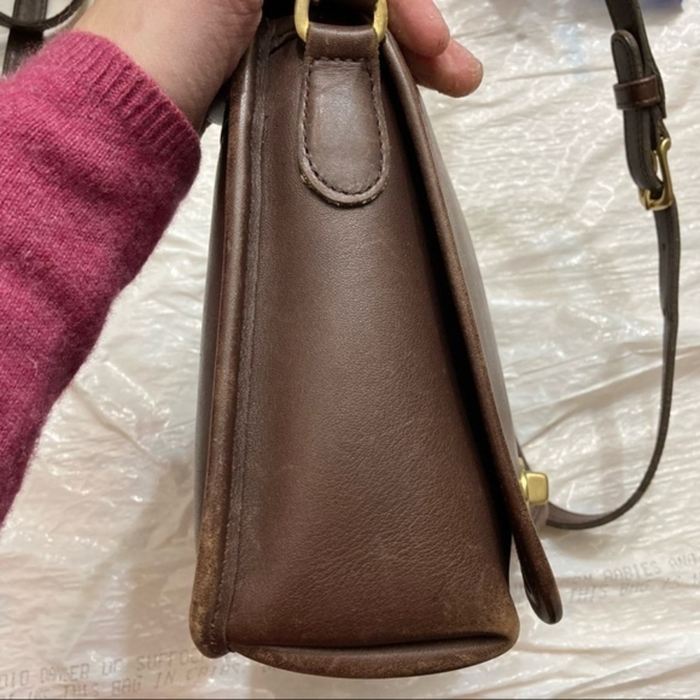 Coach vintage brown leather companion legacy messenger crossbody bag 9076 - Picture 16 of 16